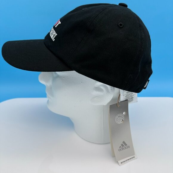 adidas Women's "I'm Not the Cart Girl Golf" Adjustable Strap Hat, OSFW, Black - Picture 5 of 14